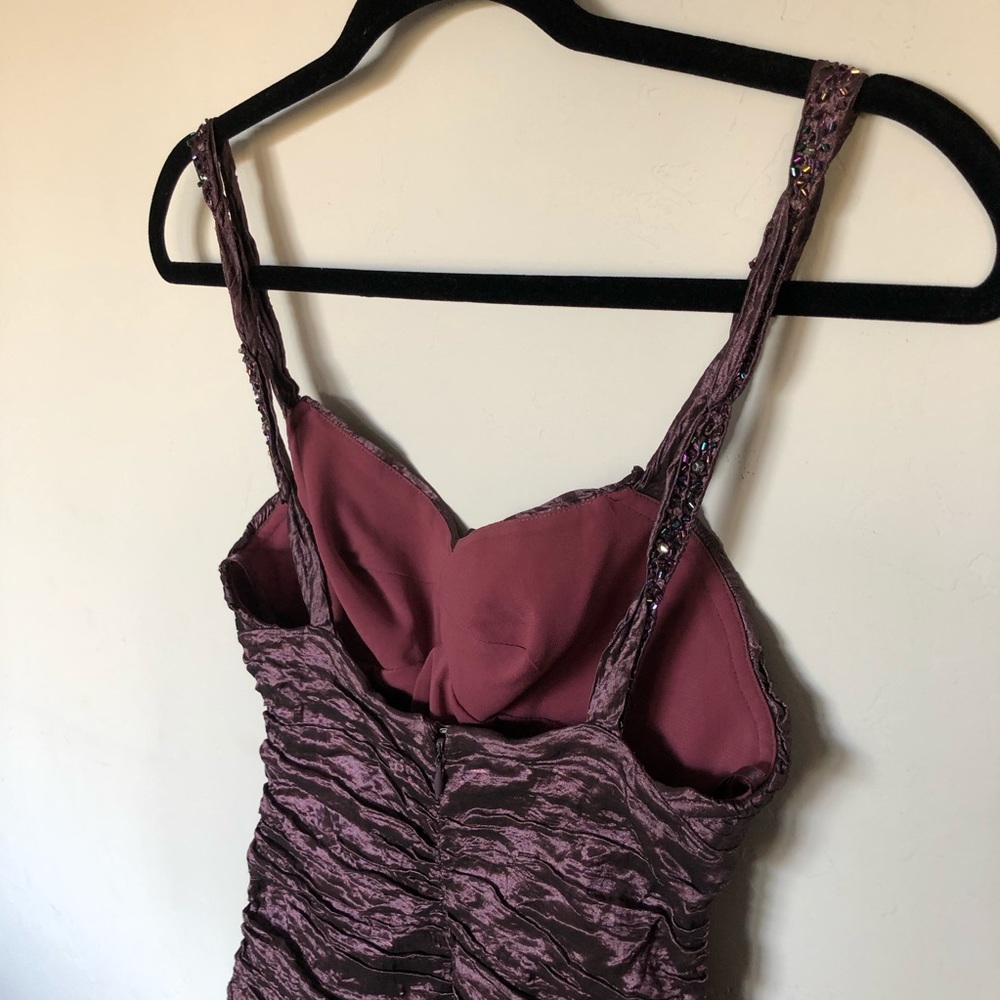 BCBGMaxAzria Ruched Cocktail Dress - Picture 3 of 5